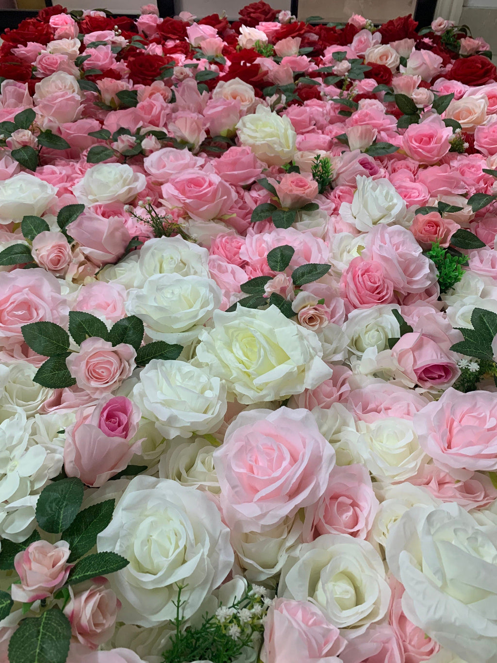 Gradual Color Floral Wall Wedding Arrangement Fake Flower Wall Backdrop Bridal Shower Event Salon Party  Photography Panel 15.75"x23.62"