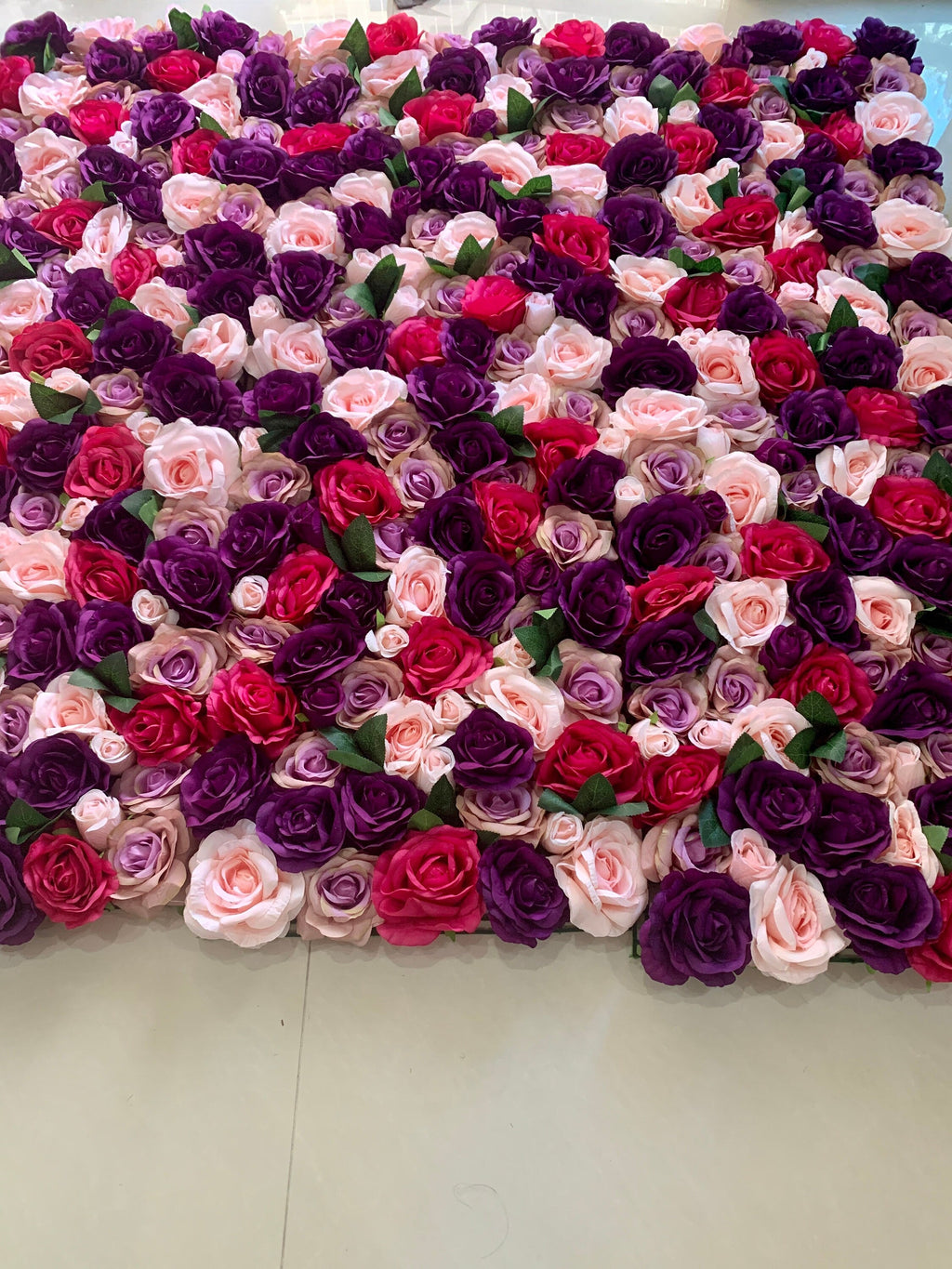 Romantic Violet Wedding Flower Wall Fake Flower Wall For Photography Backdrop Special Event Decor Floral Panels 40*60cm