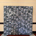 Popular Grey Blue Flower Wall For Wedding Romantic Photography Backdrop Special Event Party Arrangement Decor Fake Floral Panels 40cm*60cm