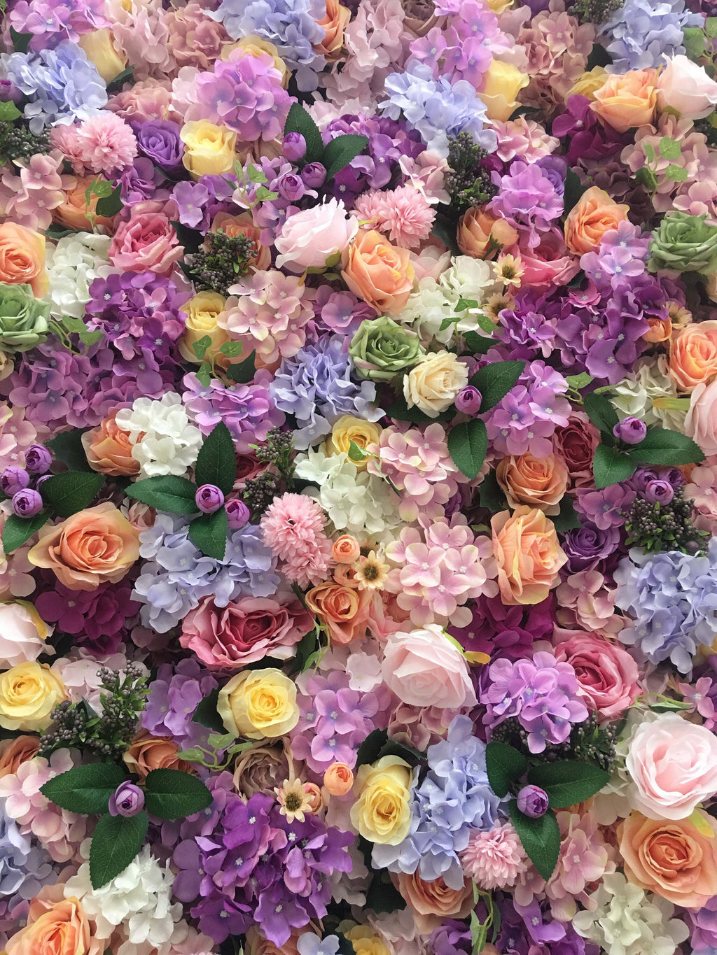 Artifical Simulation Flower Wall For Wedding Photography Background Bridal Shower Baby Shower Arrangement Decor Floral Panels 15.75X23.62"