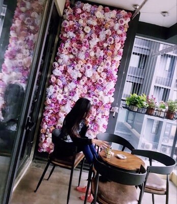 Flower Wall For Wedding Photography Backdrop Bridal Shower Baby Shower Salon Special Event Arrangement Floral Panels
