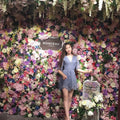 Artificial Flower Wall for Wedding   Photography Background Special Event Bridal Shower Arrangement Floral panels 40x60cm