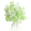High Quality Babys Breath Bouquet Flowers Wedding Arrangement Decor Table Center Floral Babys Breath Fake Flower 12 Stems