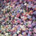 Artifical Simulation Flower Wall For Wedding Photography Background Bridal Shower Baby Shower Arrangement Decor Floral Panels 15.75X23.62"