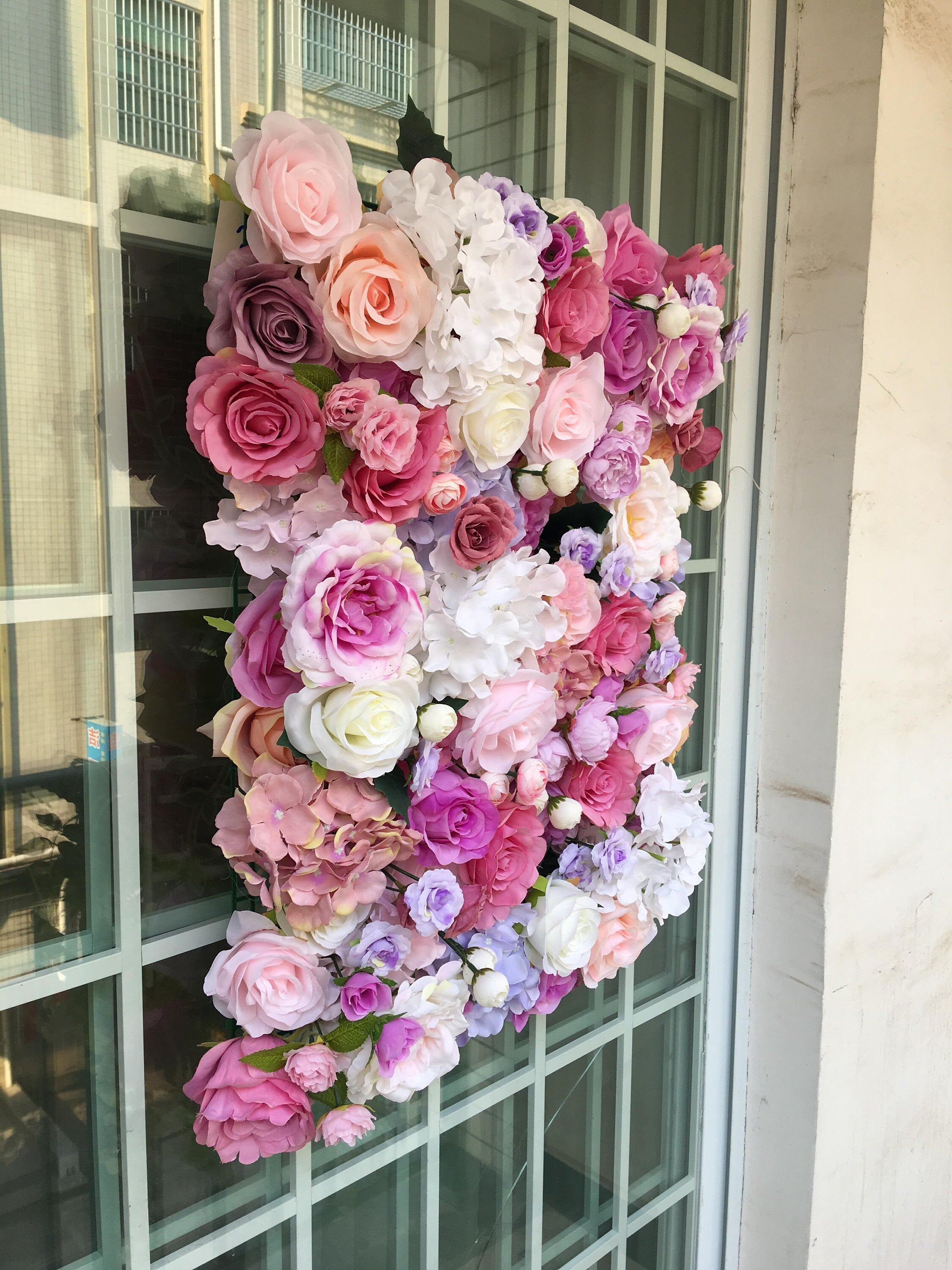 Flower Wall For Wedding Photography Backdrop Bridal Shower Baby Shower Salon Special Event Arrangement Floral Panels