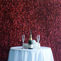 Wholesale Wine Red Hydrangea Flower Wall  for Wedding Photography Backdrop Special Event Salon Arrangement Decor Floral Panels 40x60cm