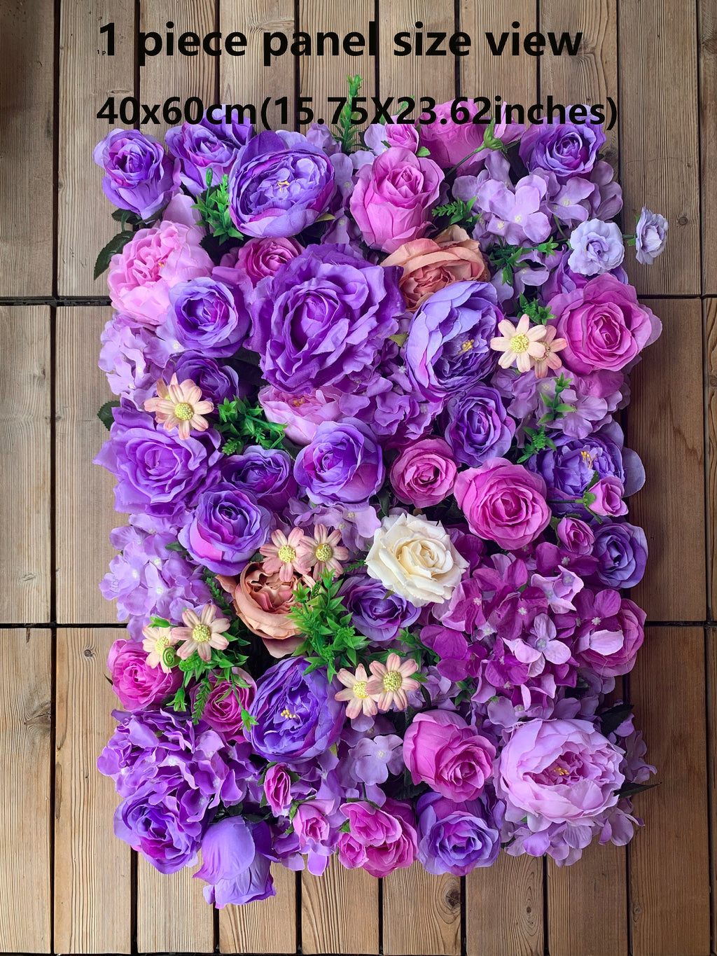 Purple Flower Backdrop Wall For Wedding Arrangement Bridal Shower Baby Shower Photography Background Floral Panels