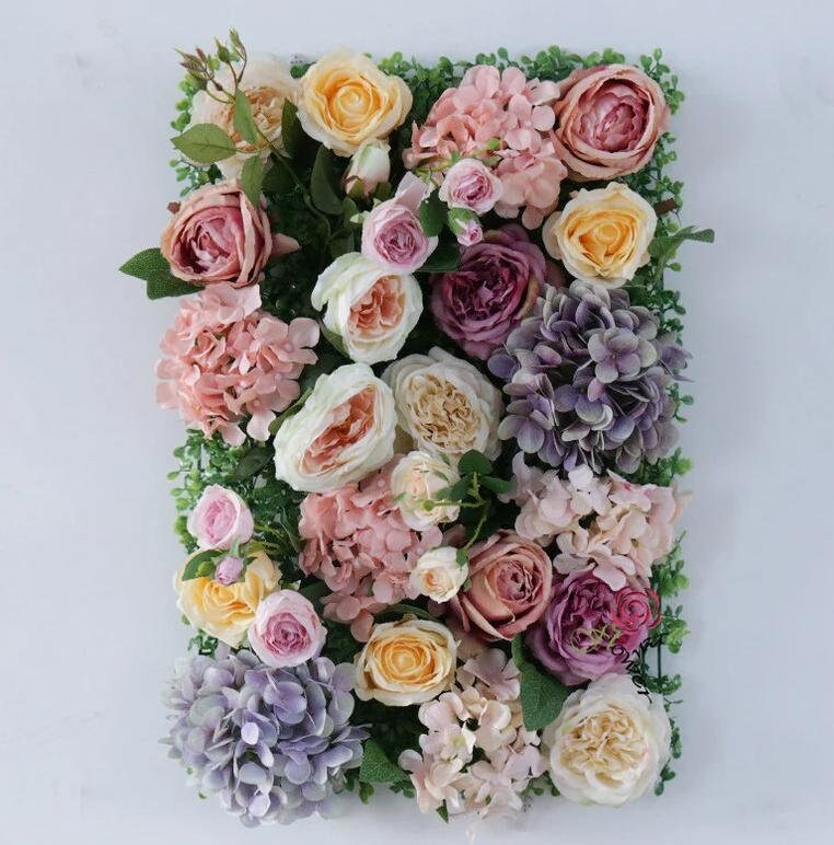 Autumn Floral Wall For Wedding Photography Backdrop Bridal Shower Event Salon Party Arrangement Decor Floral Panels 40x60cm