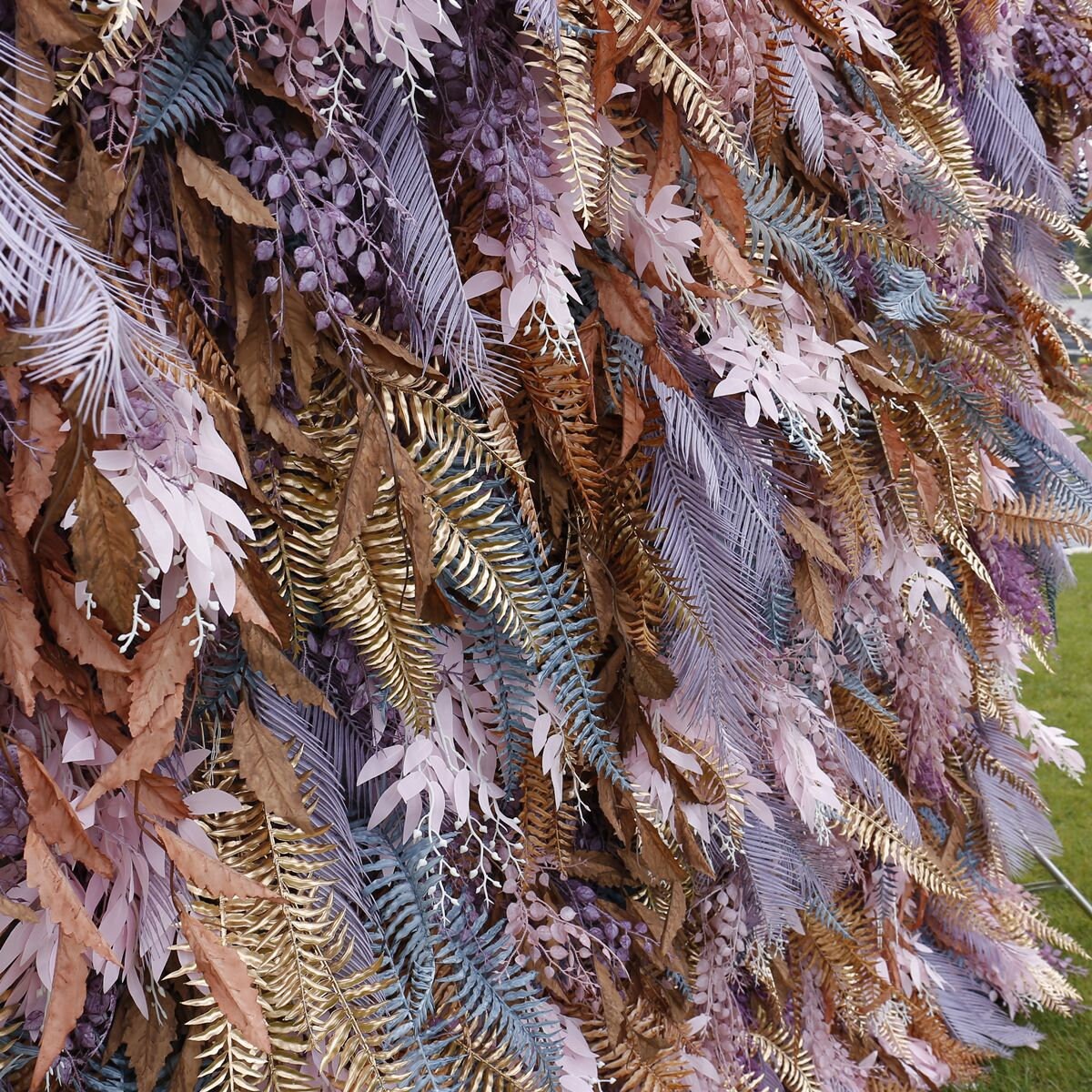 Romandic Autumn Flower Wall  On Cloth Fabric Wedding Party Photo Backdrop Bridal Shower Special Event Top Quality Easy Quick Assemble