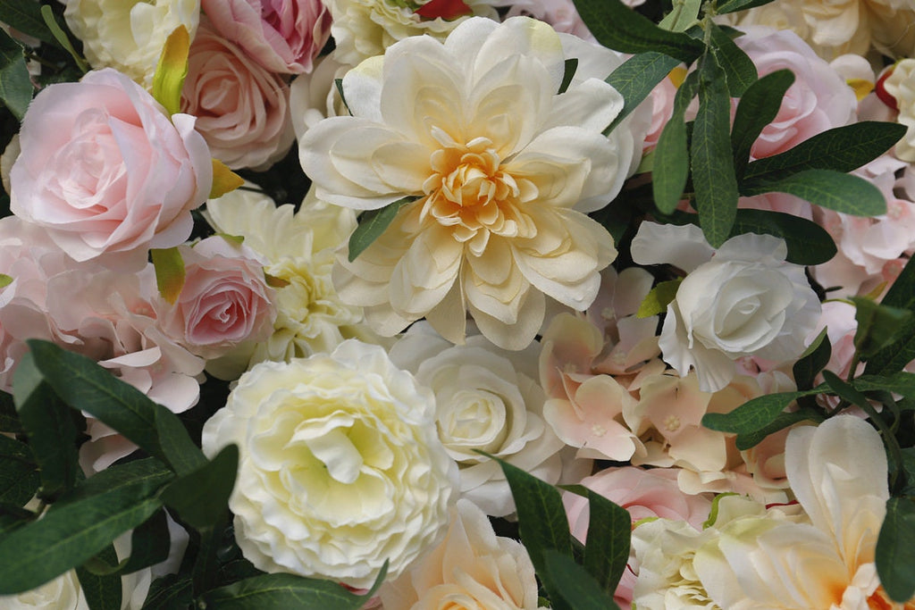 New Arrival Artifical Flower Wall For Wedding Arrangement Event Salon Party Photography Backdrop Fabric Rolling Up Curtain Fabric Cloth