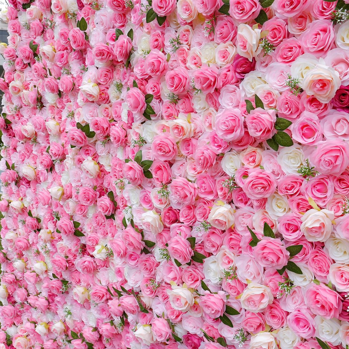 Spring Pink Flower Wall Wedding Photography Backdrop Special Event Party Boutique Shop Arrangement Decor Floral Panels