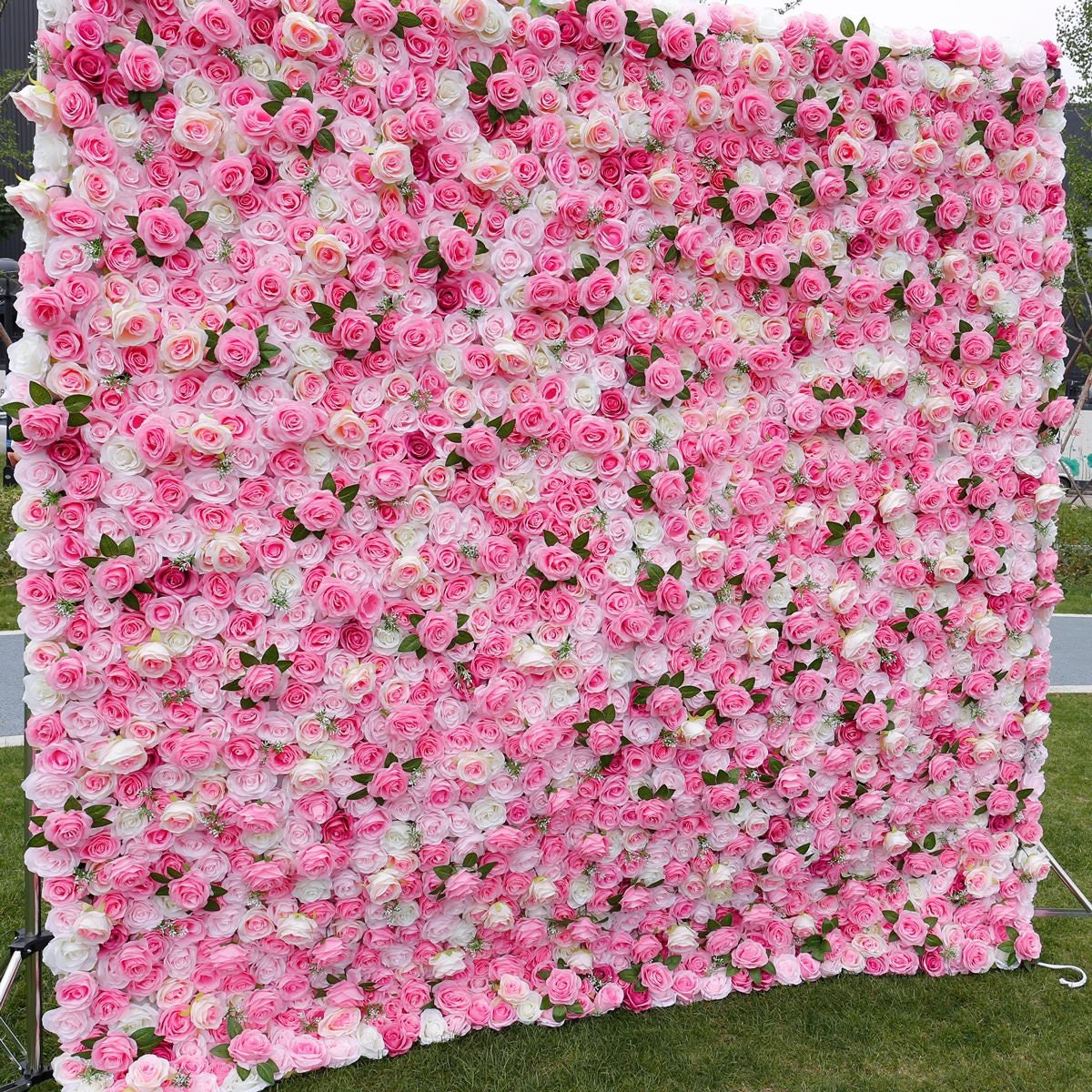 Spring Pink Flower Wall Wedding Photography Backdrop Special Event Party Boutique Shop Arrangement Decor Floral Panels