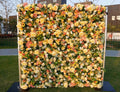 New Design Flower Wall For Wedding Arrangement Event Salon Party Photography Backdrop Fabric Rolling Up Curtain Fabric Cloth