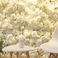 White Wedding Flower Wall  Photography Backdrop Special Event Party Boutique Shop Arrangement Decor Floral Panels