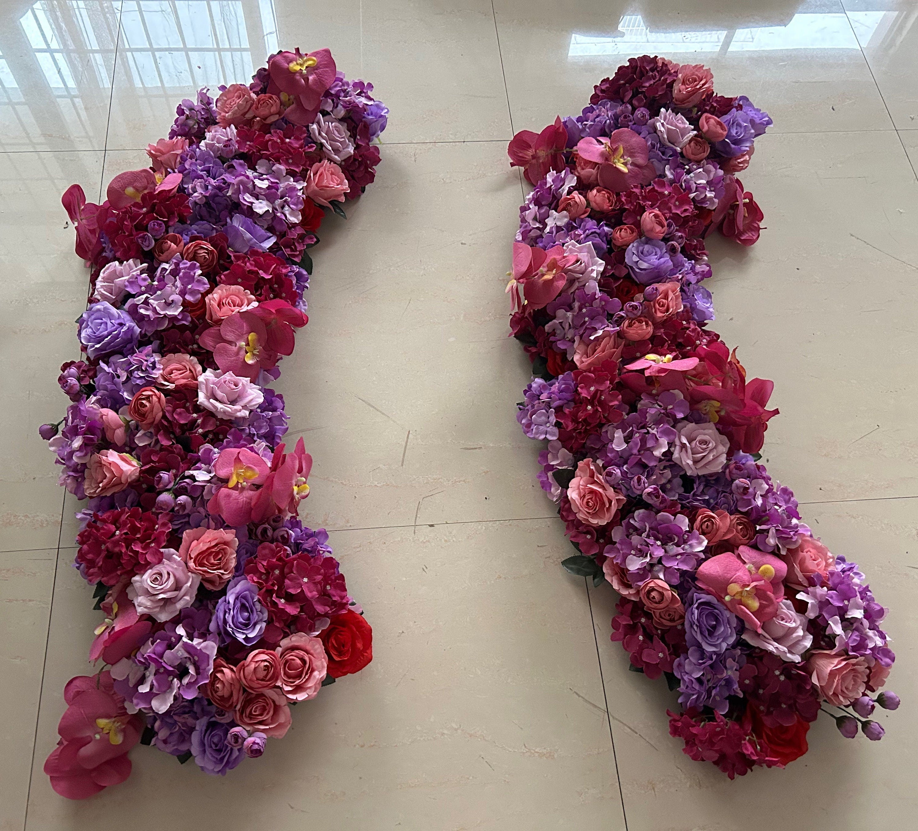 Flower garland, Floral arch,Wedding flower arch, Wedding garland, Chuppah flowers, wedding arbor,table Center piece 3.27ft