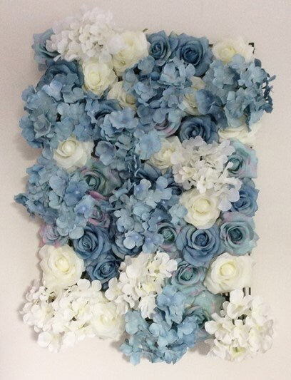 Blue Wedding Flower Wall Panels For Party Special Event Decor Floral Wall  Wedding Arrangement Photography Panels 40*60CM