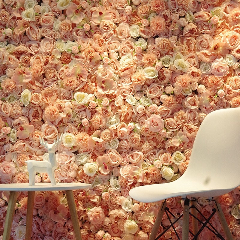 Artifical Simulation Brush Pink Flower Wall For Wedding Photography Backdrop Special Event Arrangement Decor Floral Panels
