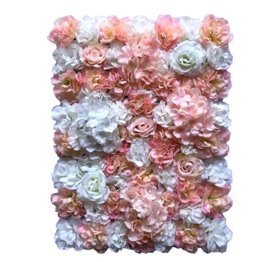 4 PCS/1 Square Meter Artifical Silk  Rose Hydrangea Flower Walls  Wedding Backdrops For Romantic Wedding Photography Panels 40*60cm