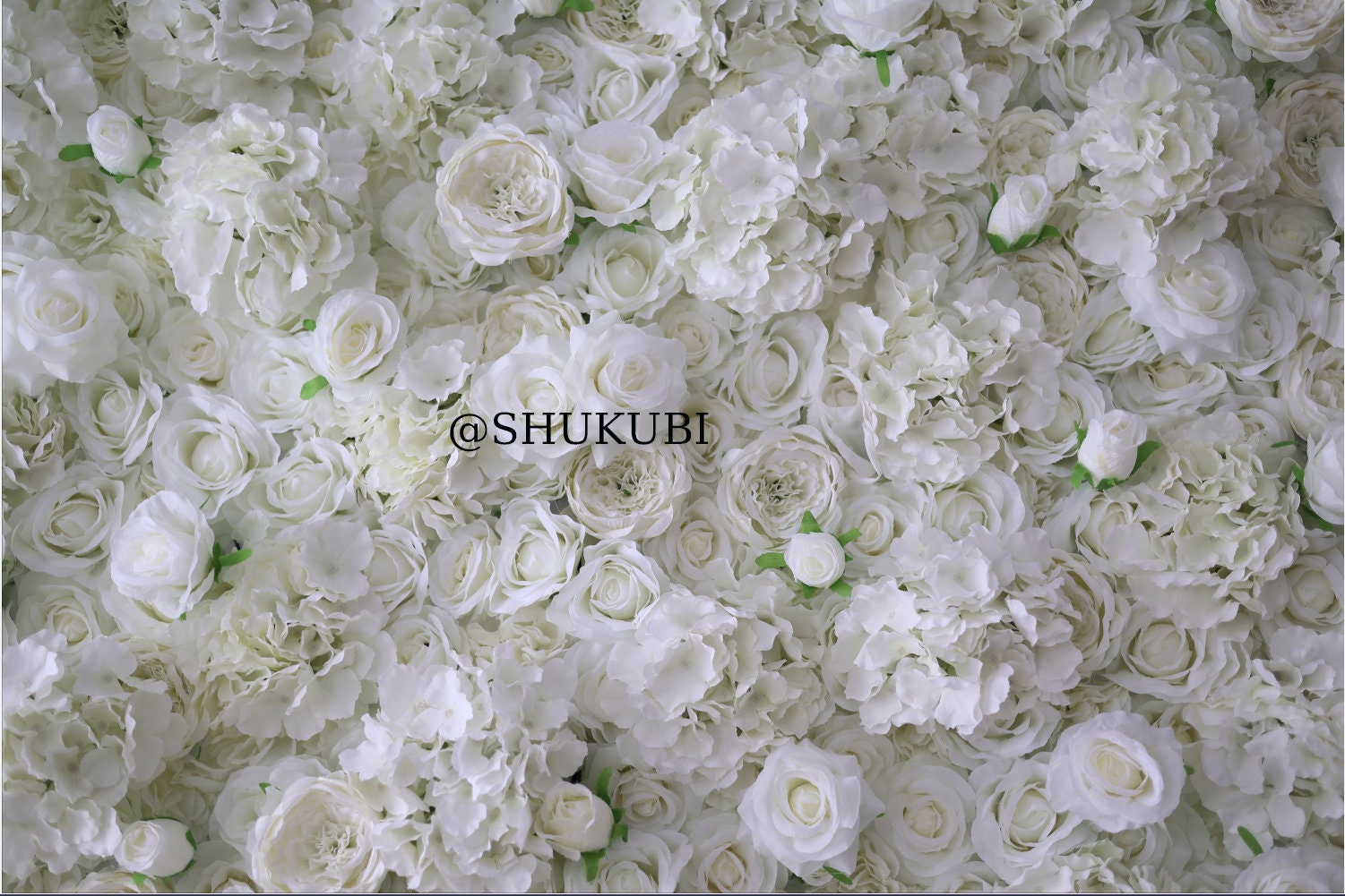 White Flower Wall For Wedding Arrangement Event Salon Party Photography Backdrop Fabric Rolling Up Curtain Fabric Cloth