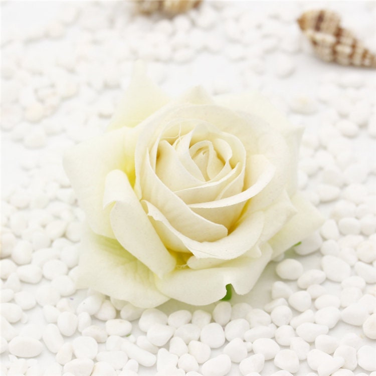 30 pcs 7-8cm Velvet Rose Head Artificial Simulation Floral  DIY Wedding Decoration Holiday Hat Shoes Acessories Flower Head